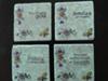 Inspirational message tumbled stone coasters