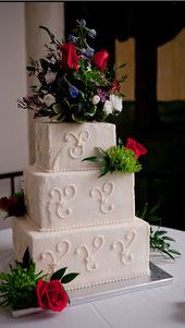 Garden wedding cake, wedding cake, real flowers wedding cake