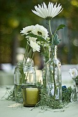 Garden wedding ideas, wedding centerpiece ideas, garden wedding centerpiece ideas